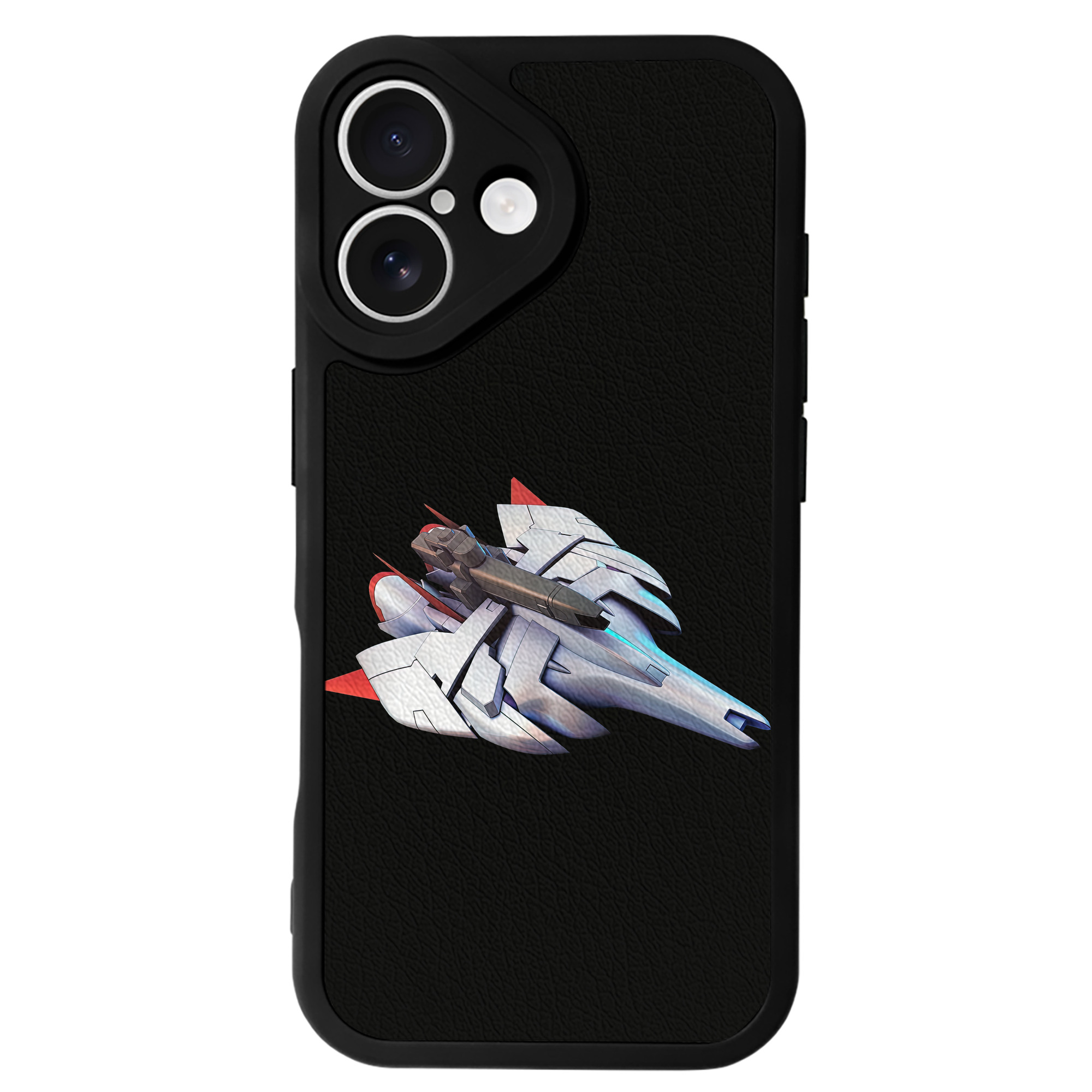 （画像用） 機動戦士ガンダム Mobile Suit Gundam 【iPhone 16シリーズ対応】シリコンスマホケース（レザー調） 材質：シリコン